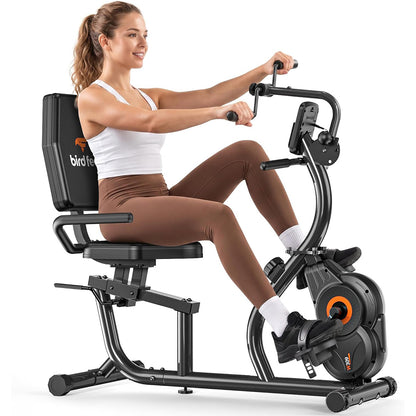 W309 Quiet Magnetic Recumbent Exercise Bike