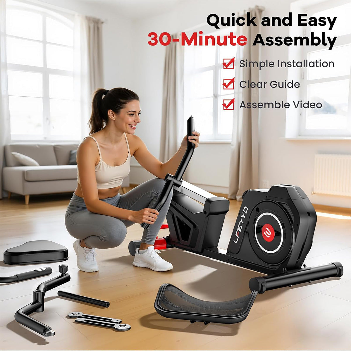 W215 Recumbent Bike with Arm Exerciser