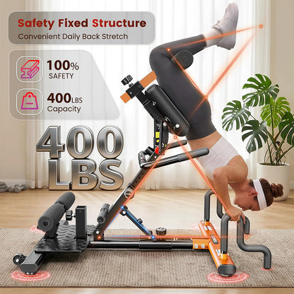 P459 5 in 1 Gravity Inversion Machine-Orange