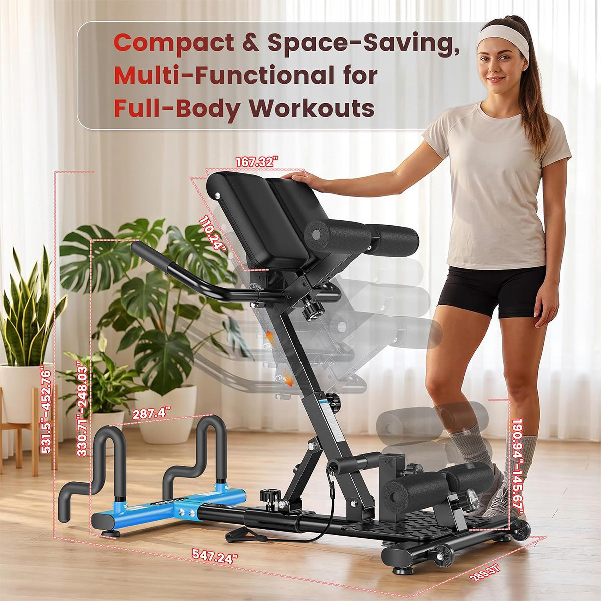 P458 5 in 1 Gravity Inversion Machine-Blue