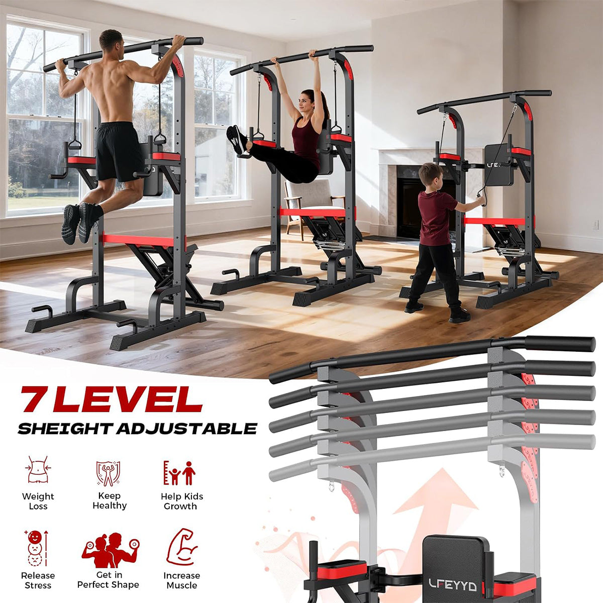 C967 Pull Up Bar Free Standing