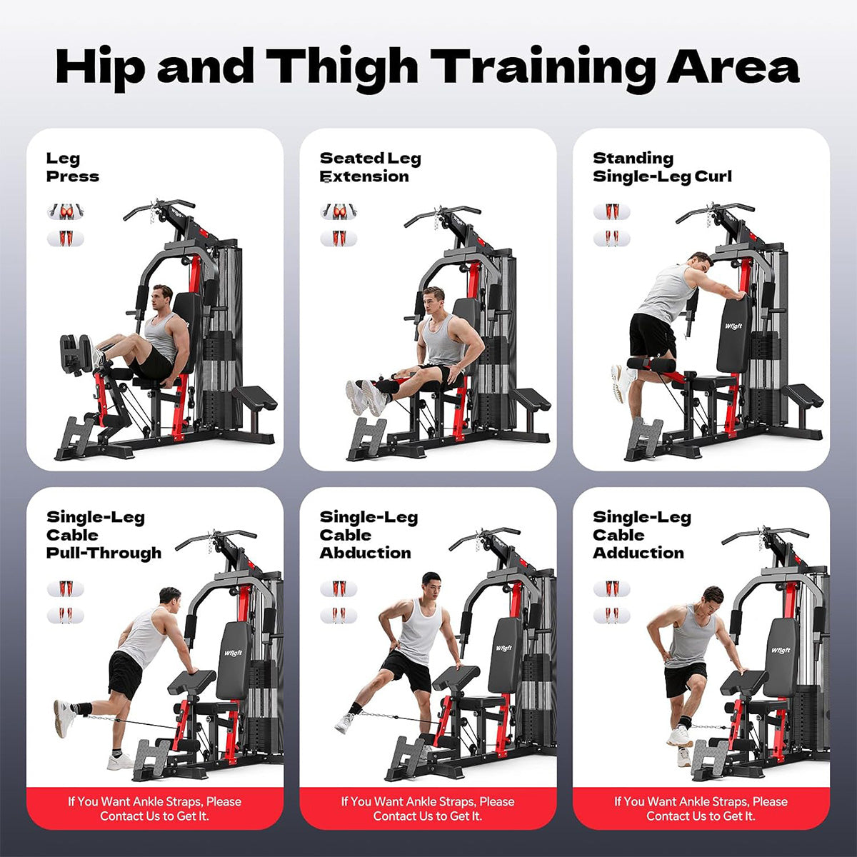 P436 Home Gym Station with Weight