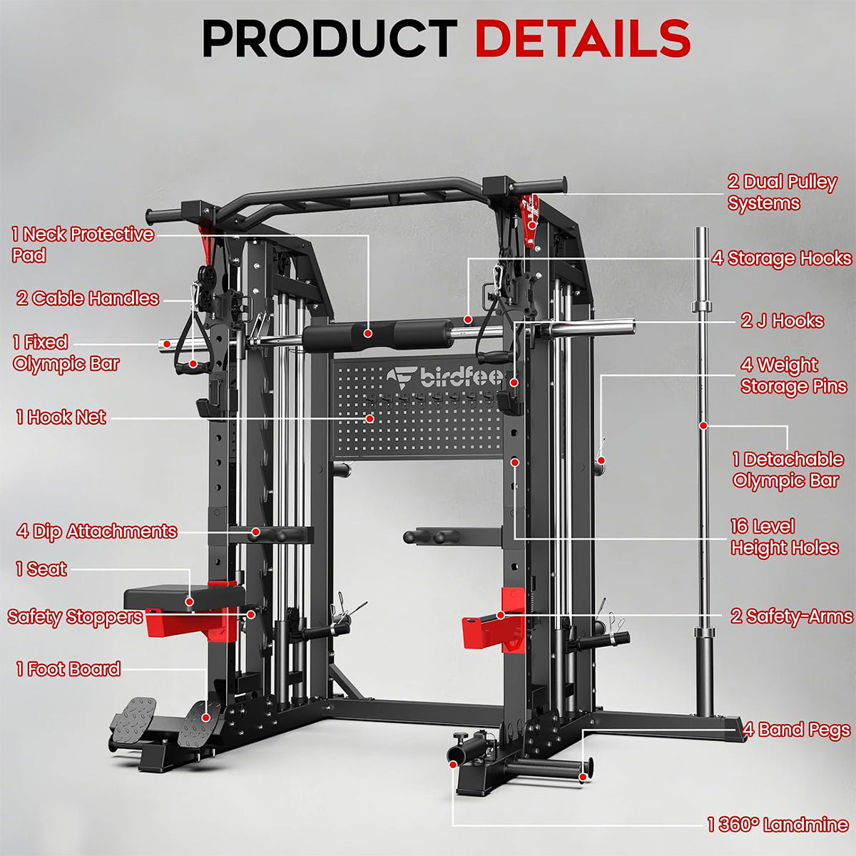 P53Pro Smith Machine Power Cage