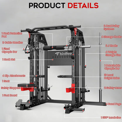 P53Pro Smith Machine Power Cage