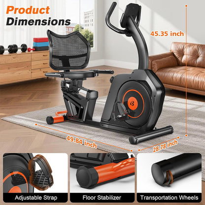 W226 Recumbent Stationary Bikes For Home
