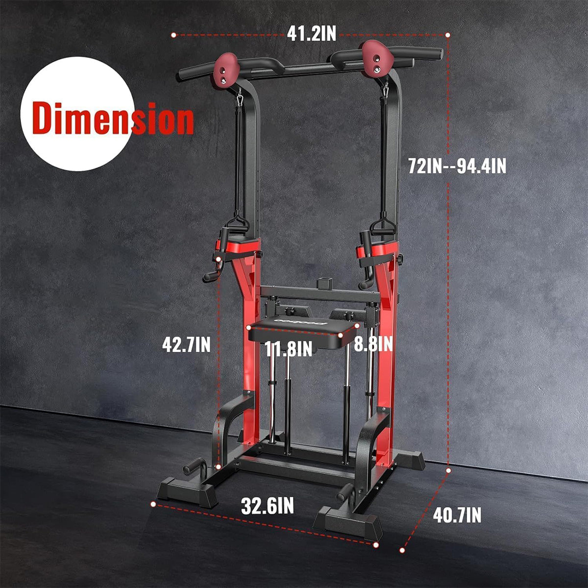 C773 Pull Up Bar Stand for Fitness Home Gym