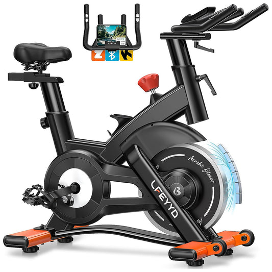 D576 Home Spin Bike with Heart Rate Monitor