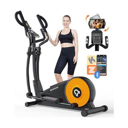 E399 Silent Elliptical machine-Orange
