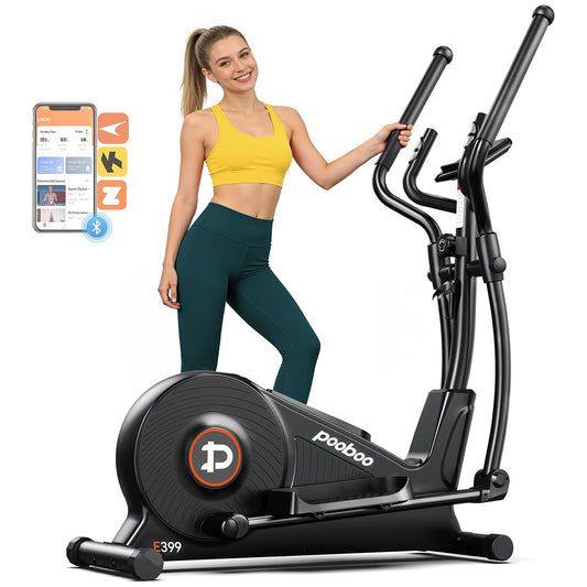 E399 Silent Elliptical machine-Black