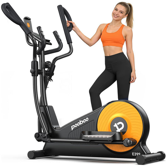 E399 Silent Elliptical machine-Orange