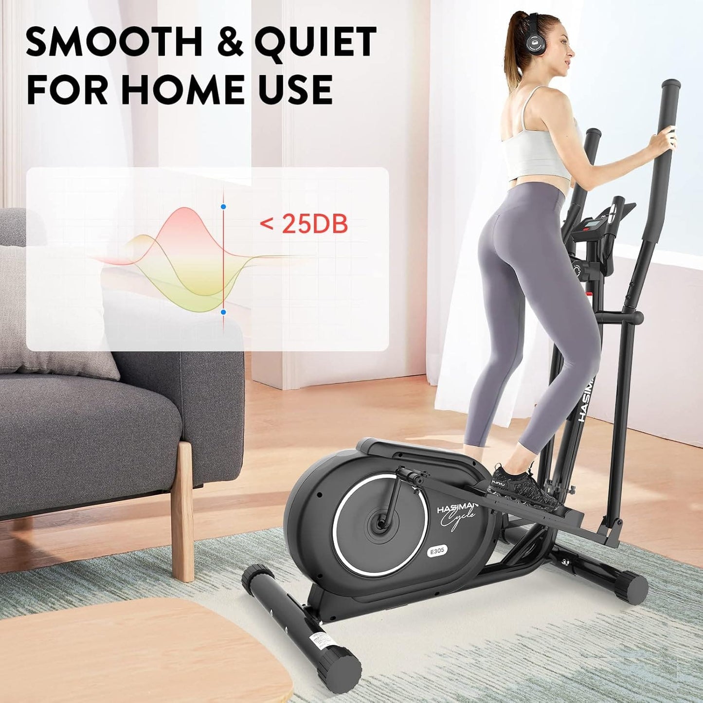 E30504 Indoor Fitness Elliptical Machine