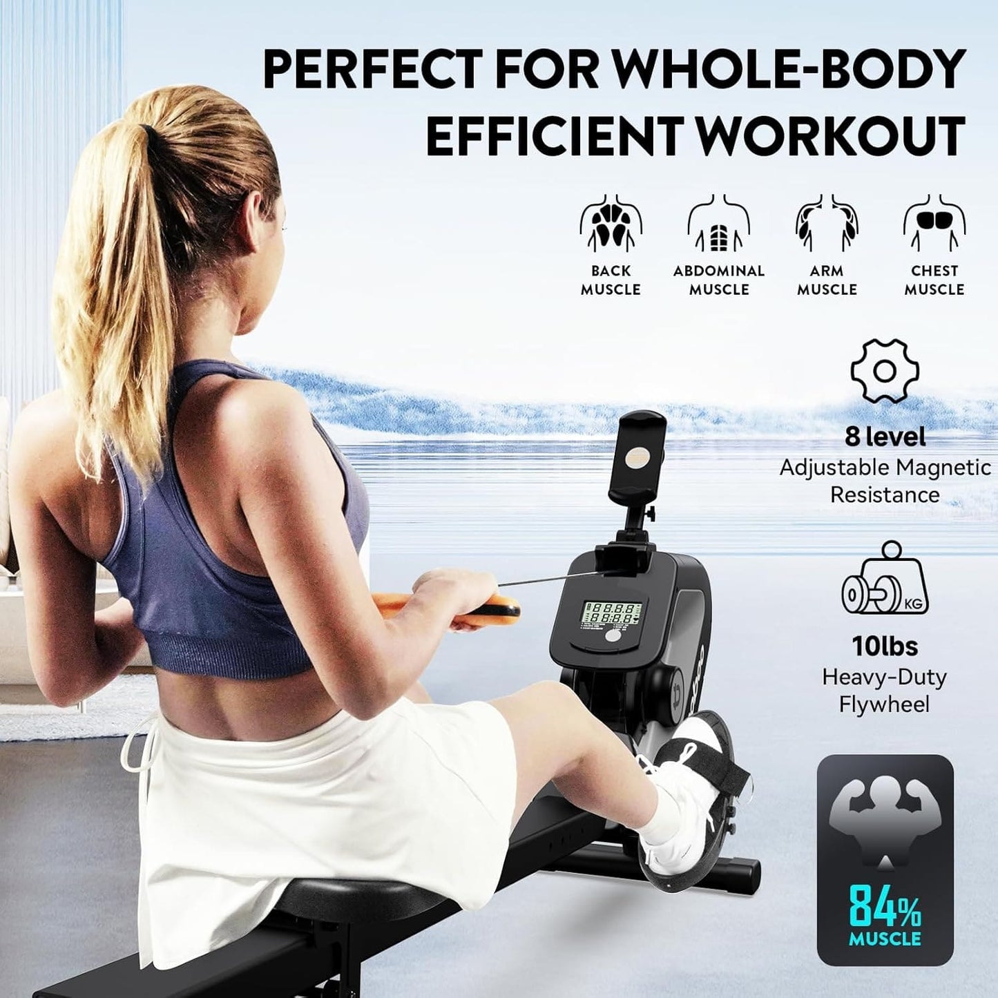 H79901 Magnetic Rowing Machine