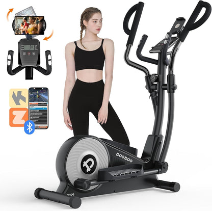 E399 Silent Elliptical machine-Silver