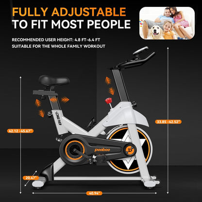 D618A1 Magnetic Resistance Indoor Bike