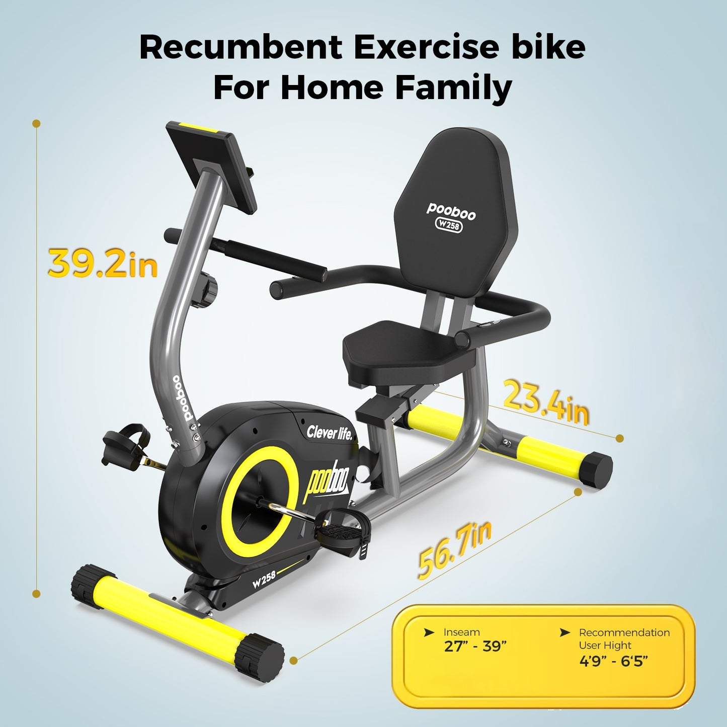 W258 Aerobic Exercise Bike