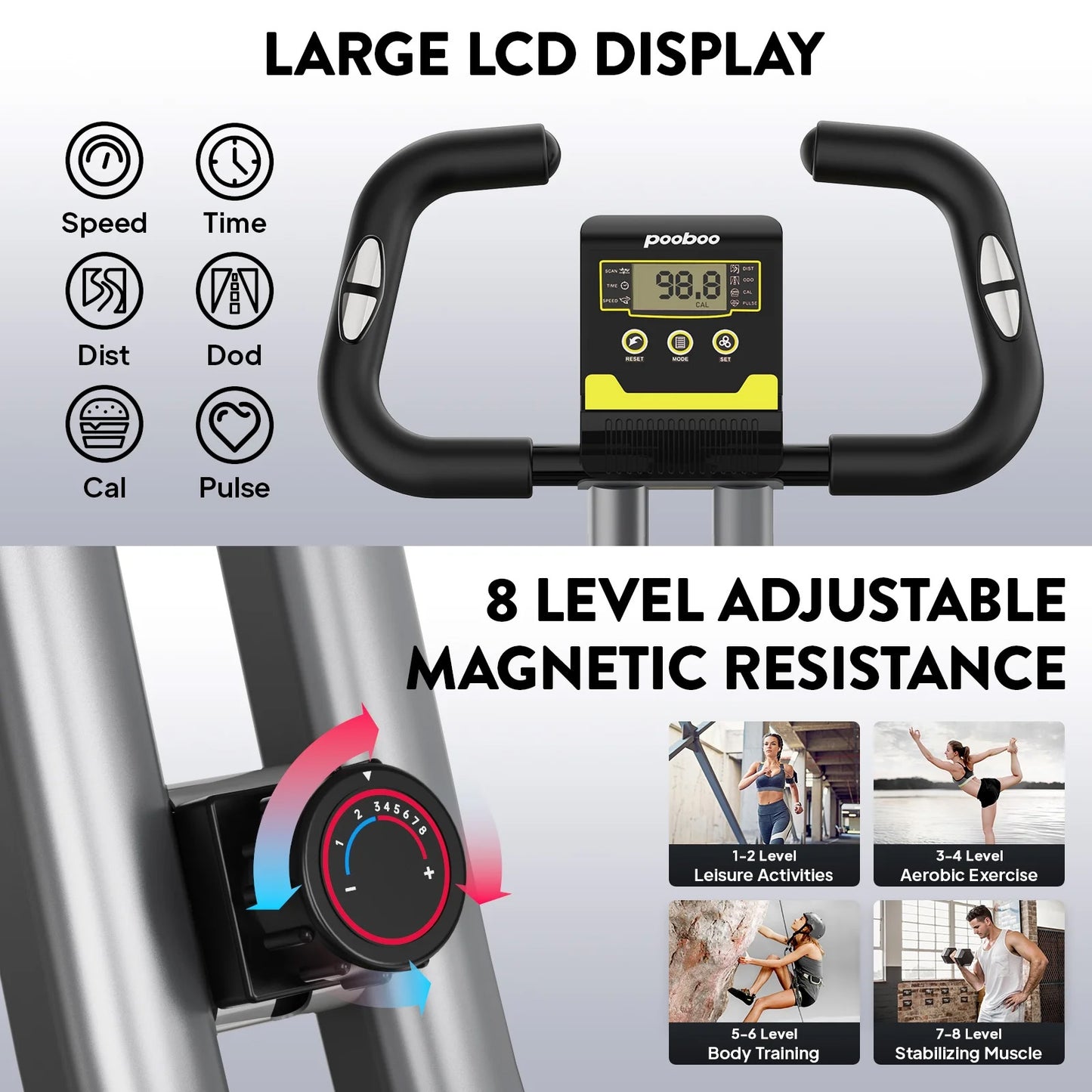 X428 Folding Exercise Bike Indoor