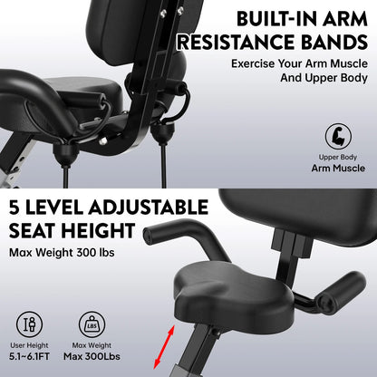 X428 Folding Exercise Bike Indoor