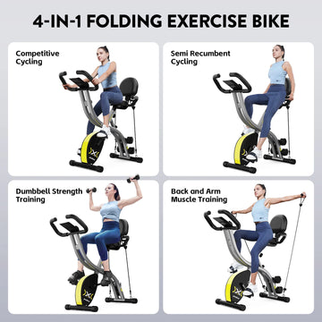 Pooboo Folding Exercise Bike Indoor – POOBOO