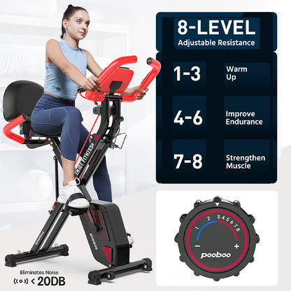 Pooboo 4-in-1 Indoor Riding Bike X81908