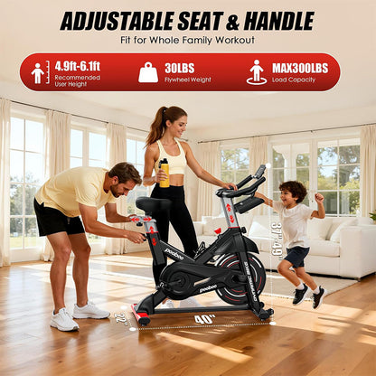 D525 Adjustable Magnetic Exercise Bike