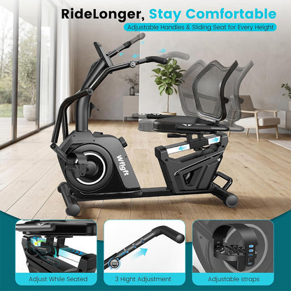 W806 Recumbent Exercise Bikes for Home