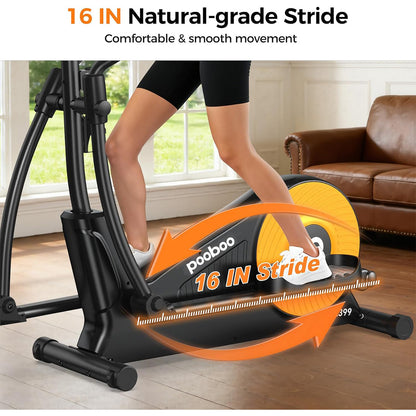 E399 Silent Elliptical machine-Orange