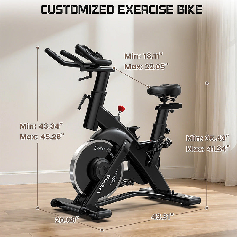 D576 Quiet Adjustable Magnetic Stationary Bike