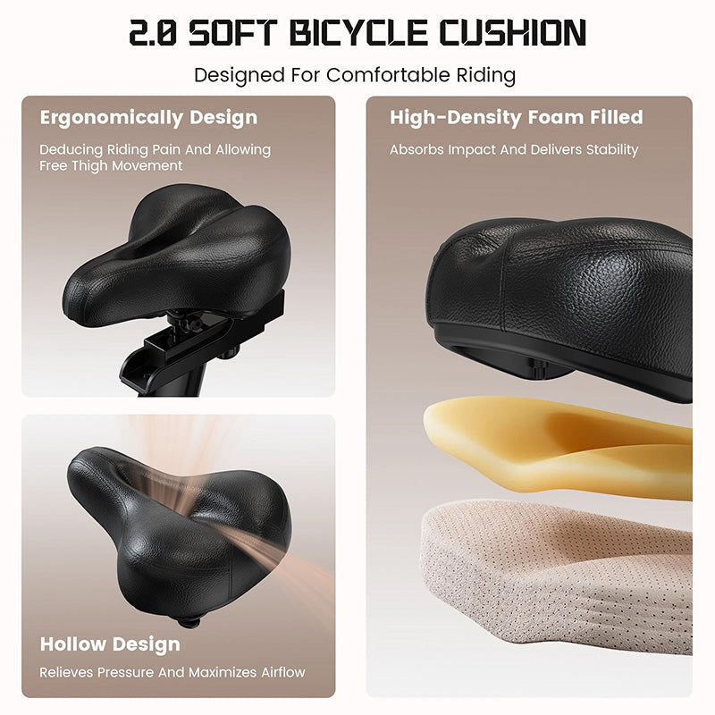 D576 Quiet Adjustable Magnetic Stationary Bike