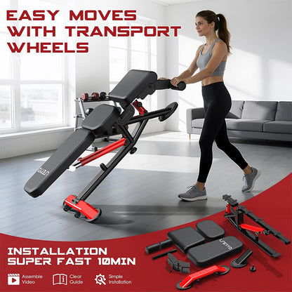 Y170 Adjustable Workout Bench for Home