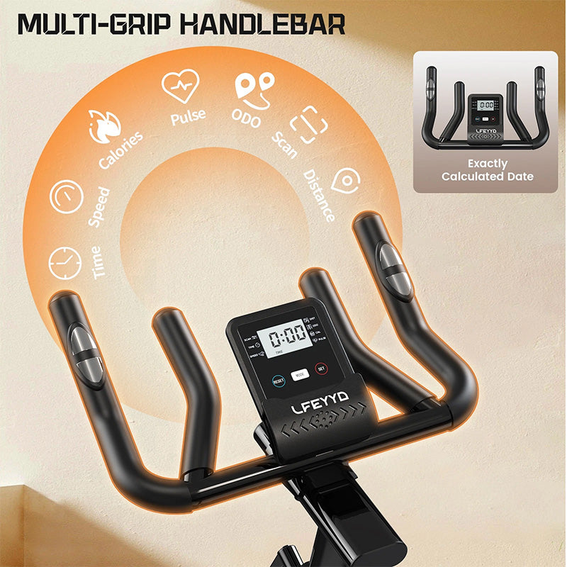 D576 Quiet Adjustable Magnetic Stationary Bike