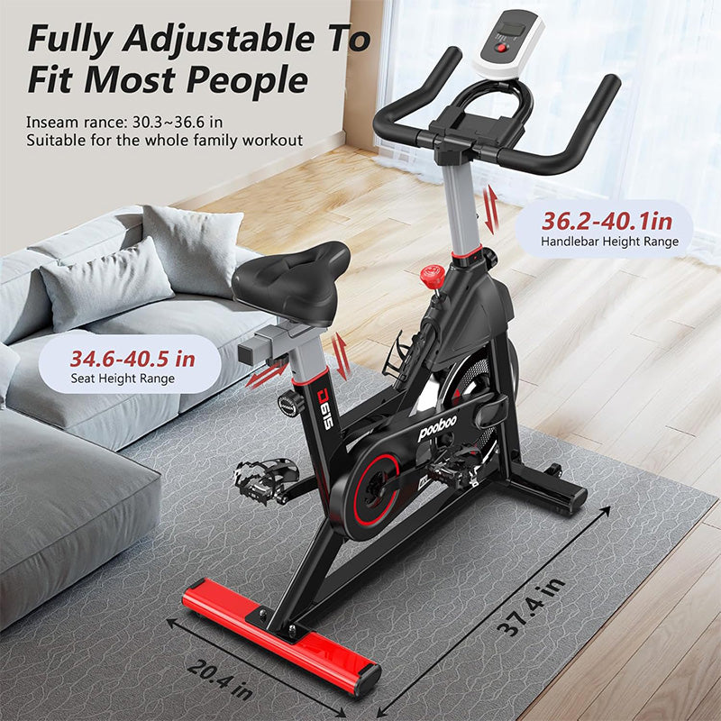 D615 Indoor Cycling Bike for Cardio Workout