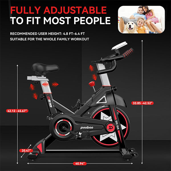 Pooboo Stationary Bike for Home Gym – POOBOO
