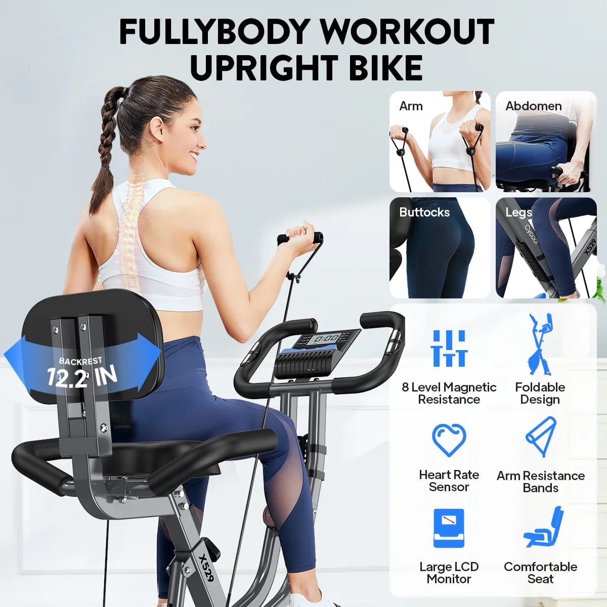 X529 Folding Exercise Bike