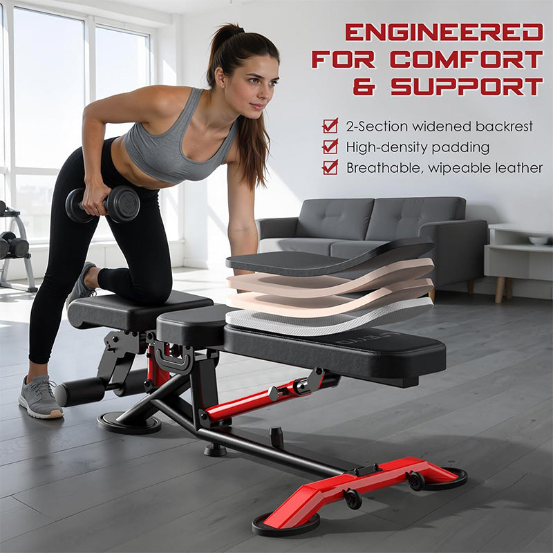 Y170 Adjustable Workout Bench for Home