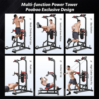 C772 Multifunction Power Tower Dip Station