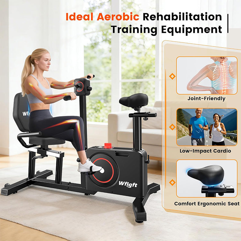 W383 Recumbent Dual Mode Sit & Upright Bike