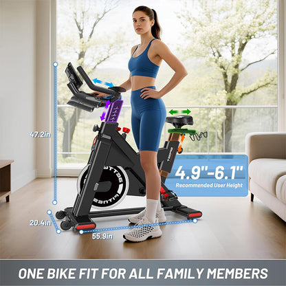D810 Stationary Bike for Home Cardio Workout