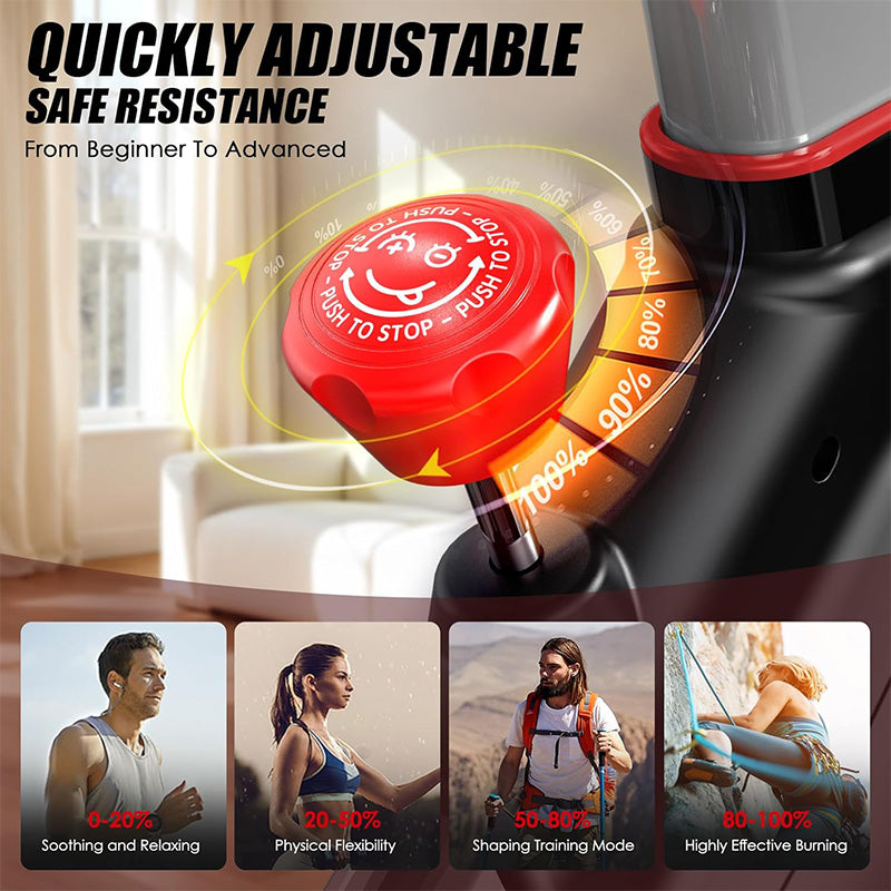 Pooboo Adjustable Magnetic Exercise Bike – POOBOO