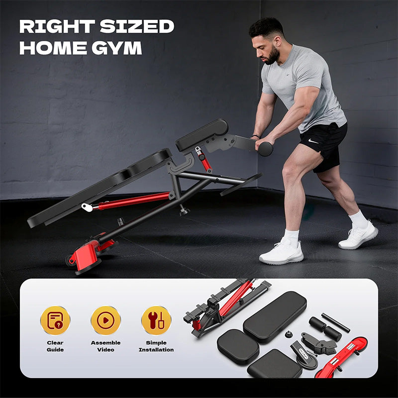 Y170 Adjustable Workout Bench for Home