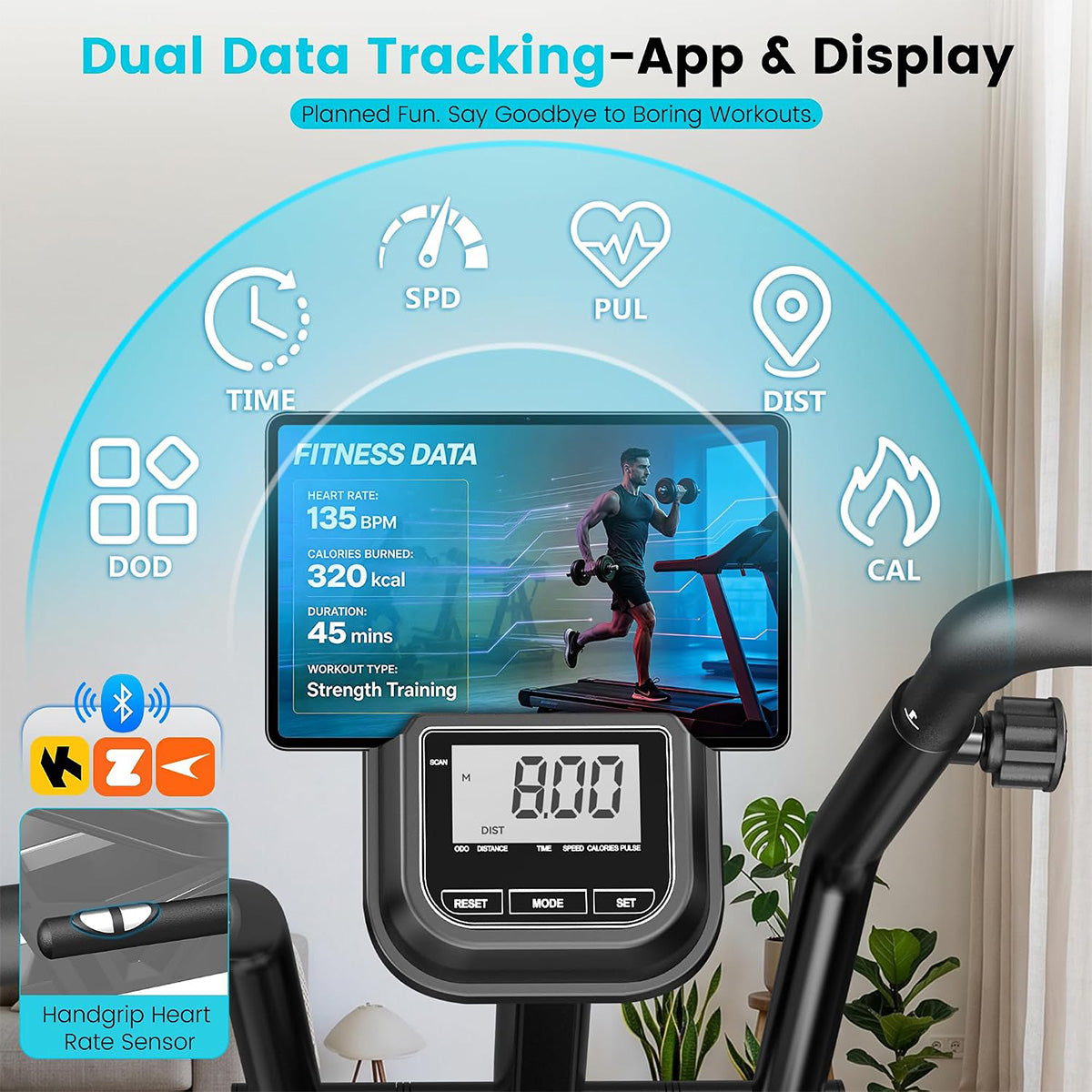 W806 Recumbent Exercise Bikes for Home