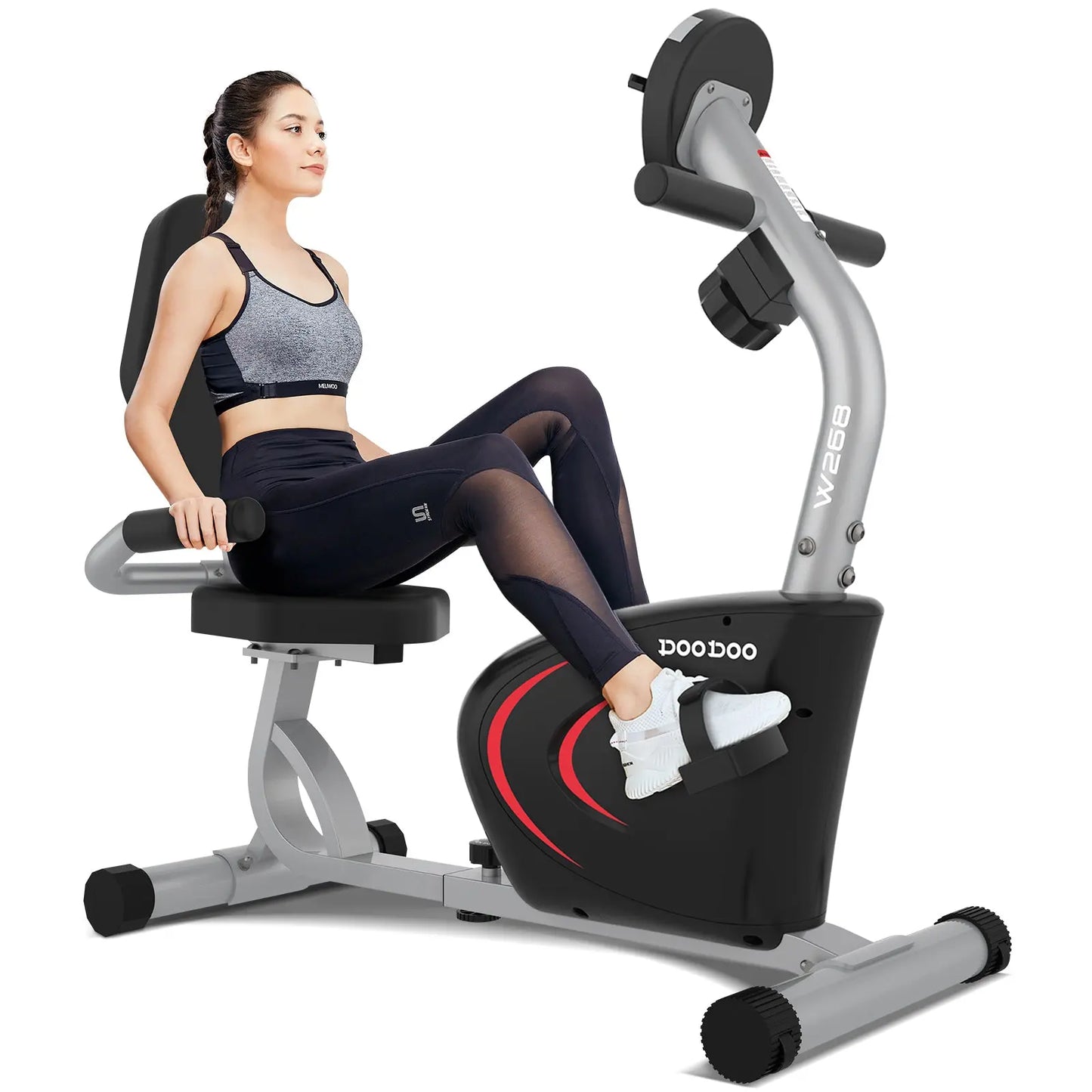 Pooboo Home Adjustable Exercise Bike W268