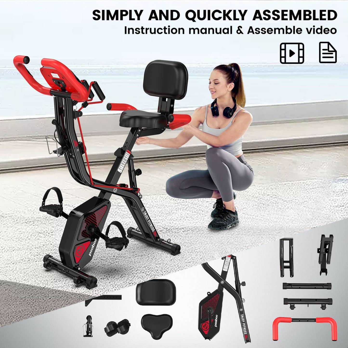 4-in-1 Indoor Riding Bike X81912