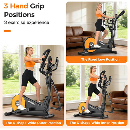 E399 Silent Elliptical machine-Orange
