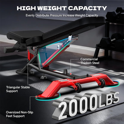 Y170 Adjustable Workout Bench for Home