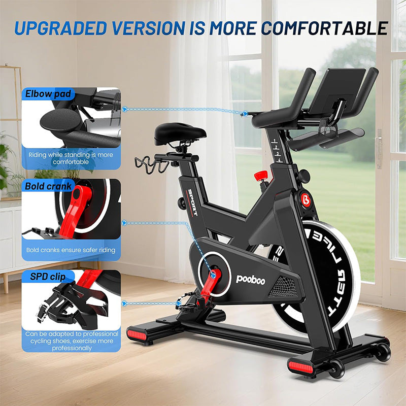 D810 Stationary Bike for Home Cardio Workout