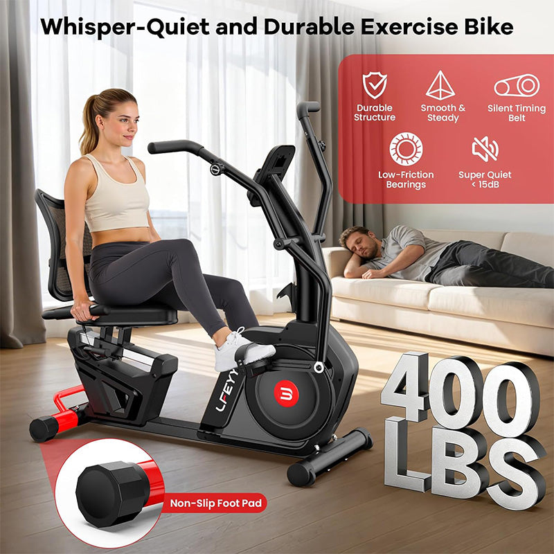 W215 Recumbent Bike with Arm Exerciser