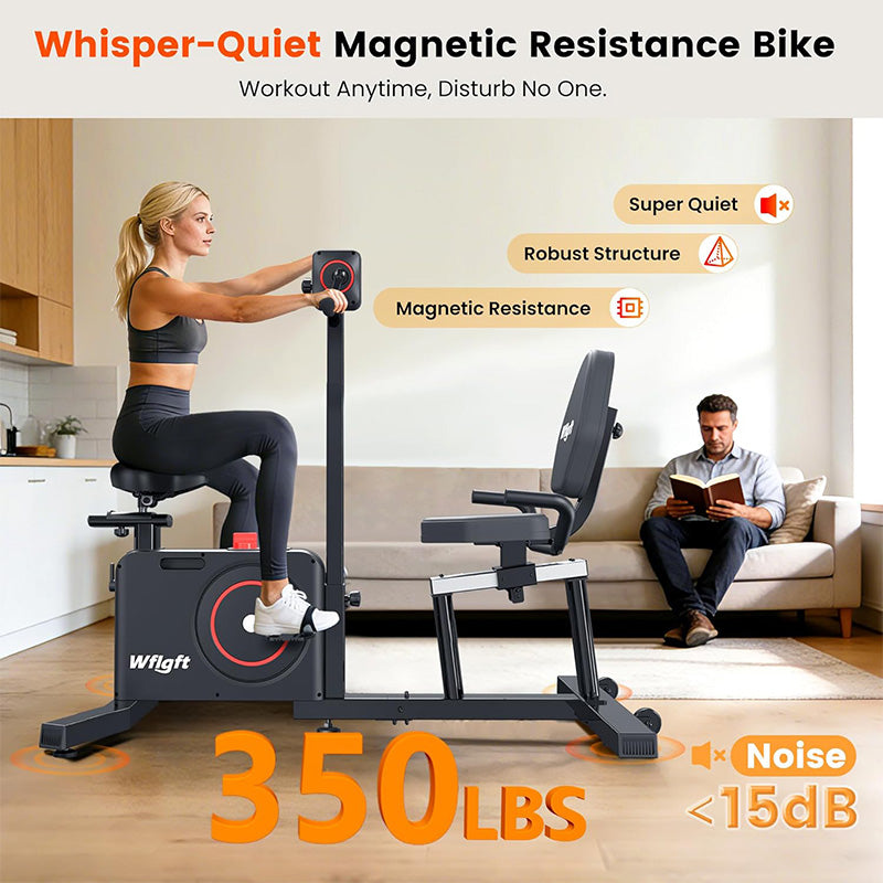 W383 Recumbent Dual Mode Sit & Upright Bike