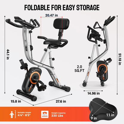 Pooboo Multi-functional Exercise Bike X429